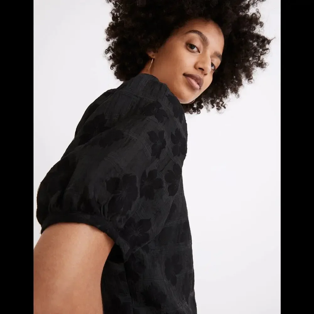 Madewell black puff